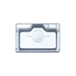 Chậu Rửa Bát 1 Hố NOBINOX LIKEN NL725D – Bồn Rửa Bát Inox Cao Cấp