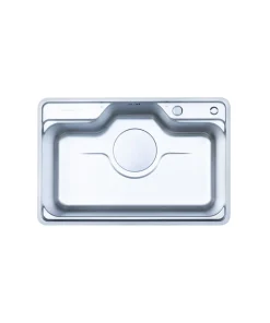 Chậu Rửa Bát 1 Hố NOBINOX LIKEN NL725D – Bồn Rửa Bát Inox Cao Cấp