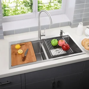 CHẬU RỬA BÁT 2 HỐ NOBINOX LIKEN NL785