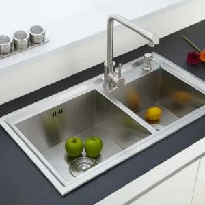CHẬU RỬA BÁT 2 HỐ NOBINOX LIKEN NL786
