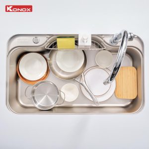 Chậu rửa bát chống xước Workstation Sink Dekor 8048SU
