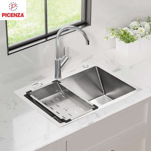 Chậu rửa bát, bồn rửa chén 1 hố dòng HM 6045 Premium Picenza
