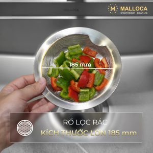 Chậu rửa chén 1 hố hạn chế trầy xước kích thước 76 cm - lắp âm hoặc lắp nổi