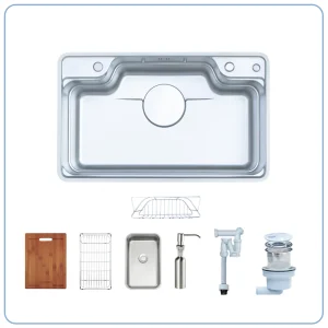 CHẬU RỬA BÁT 1 HỐ NOBINOX LIKEN NL792D