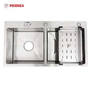 Chậu rửa bát Handmade 2 hố cân HM 8245 - 616 Picenza