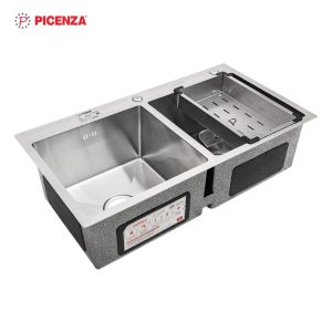 Chậu rửa bát Handmade 2 hố cân HM 8245 - 616 Picenza