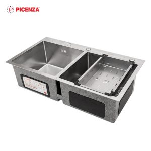 Chậu rửa bát Handmade 2 hố cân HM 8245 - 616 Picenza