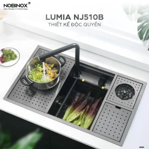 CHẬU RỬA BÁT 1 HỐ NOBINOX LUMIA NJ510B