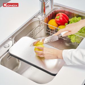 Chậu rửa bát chống xước Workstation Sink Dekor 8048SU