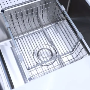 CHẬU RỬA BÁT 2 HỐ NOBINOX RAZIA NJ577