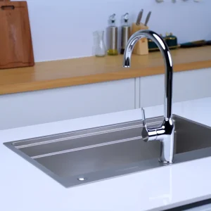CHẬU RỬA BÁT 1 HỐ NOBINOX LIRA NJ560D
