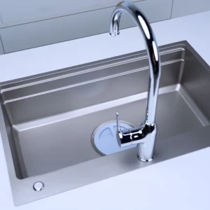 CHẬU RỬA BÁT 1 HỐ NOBINOX LIRA NJ560D
