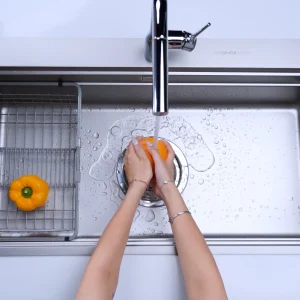 CHẬU RỬA BÁT 1 HỐ NOBINOX LIRA NJ564D