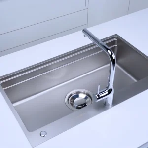 CHẬU RỬA BÁT 1 HỐ NOBINOX LIRA NJ564D