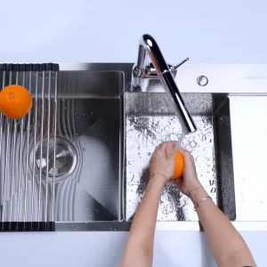 CHẬU RỬA BÁT 2 HỐ NOBINOX LIKEN NL746