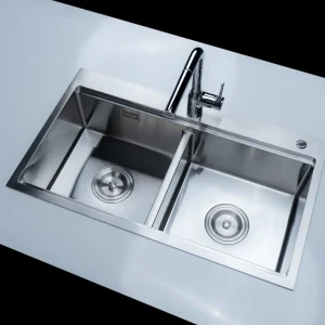 CHẬU RỬA BÁT 2 HỐ NOBINOX LIKEN NL785