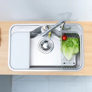 CHẬU RỬA BÁT 1 HỐ NOBINOX ROSA NN975D