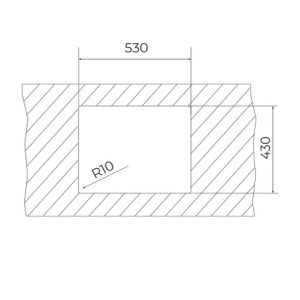 Chậu rửa PureClean lắp âm - 1 hộc rửa - FlexLinea RS15 50.40 M-XT 1C
