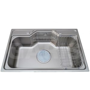 Chậu rửa bát 1 hố to kiểu nhật GST1180