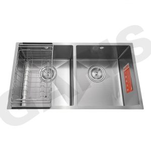 Chậu rửa bát 2 hố cân âm bàn đá GSU2180