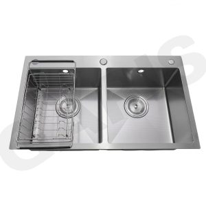 Bồn rửa bát 2 hố cân GST2382