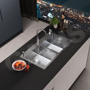 Bồn rửa bát 2 hố cân GST2382