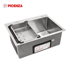 Chậu rửa bát 1 hố Handmade HM 6045 Luxury SUS 304 - Picenza