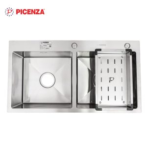 Chậu rửa bát 2 hố inox SUS 304 HMS 8245 – 616 Picenza