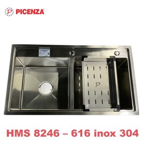 Chậu Handmade Standard inox SUS 304 HMS 8246 – 616