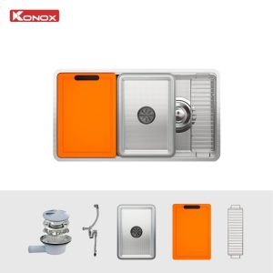 Chậu rửa bát 1 hố chống xước Dekor 7844SU