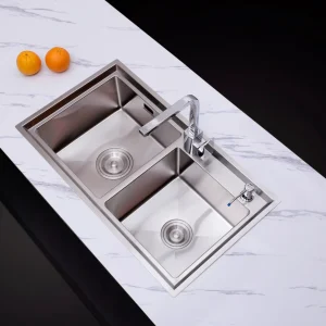 CHẬU RỬA BÁT 2 HỐ NOBINOX LIKEN NL786