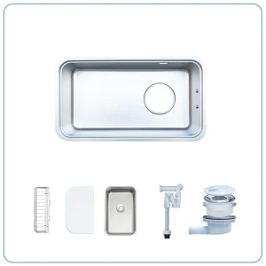 CHẬU RỬA BÁT 1 HỐ NOBINOX NOVA A282M