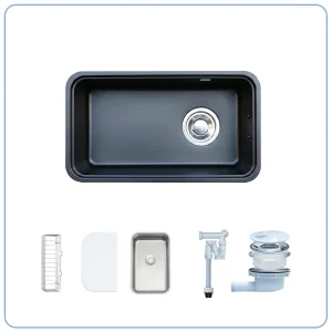 CHẬU RỬA BÁT 1 HỐ NOBINOX NOVA A284B
