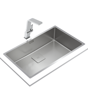 Chậu rửa inox - 1 hộc rửa - FlexLinea RS15 71.40 PureClean