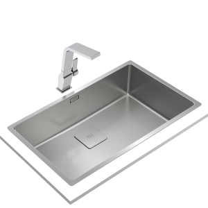Chậu rửa inox - 1 hộc rửa - FlexLinea RS15 71.40 PureClean