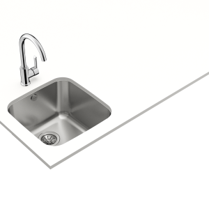 Chậu rửa lắp âm - 1 hộc rửa - BE 40.40.25 1B