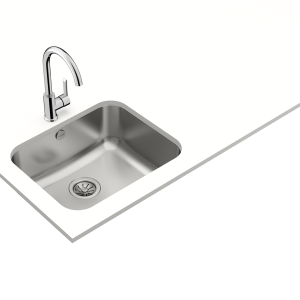 Chậu inox lắp âm - 1 hộc rửa - BE 50.40 PLUS