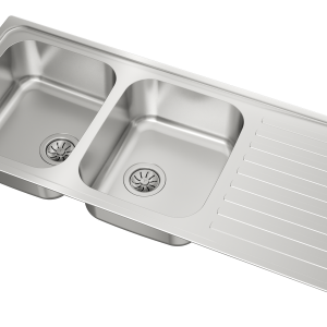 Chậu rửa lắp nổi - 2 hộc rửa + 1 bàn chậu - Classic 2B 1D