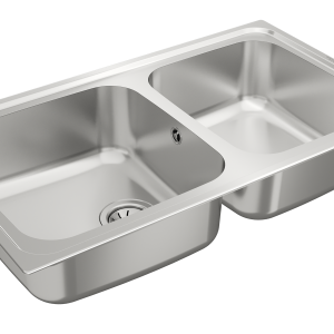 Chậu rửa lắp nổi - 2 hộc rửa - Classic 2B 86