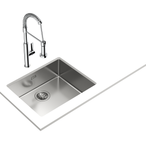Chậu rửa lắp âm - 1 hộc rửa - Be Linea RS15 50.40