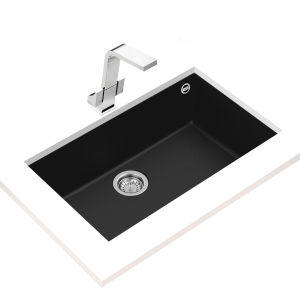 Chậu rửa đá lắp âm - 1 hộc rửa - Square 72.40 TG