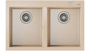 Chậu đá lắp nổi – 2 hộc rửa – ForSquare 2B 790 TG