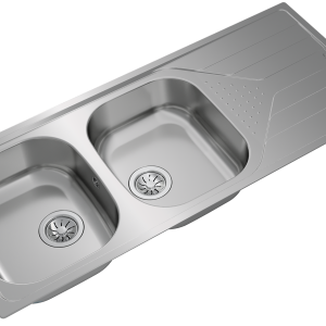 Chậu rửa lắp nổi - 2 hộc rửa + 1 bàn chậu - Universe 80 T-XP 2B 1D
