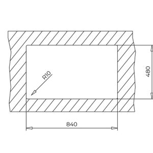 Chậu đá lắp nổi - 2 hộc rửa - STONE 90 B-TG 2B