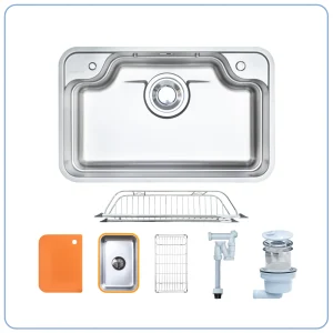 CHẬU RỬA BÁT 1 HỐ NOBINOX TASA NX8050