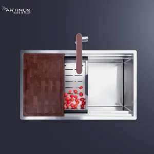 CHẬU RỬA BÁT 1 HỐ ARTINOX TITANIUM NA885U