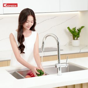 Chậu rửa bát phong cách Nhật bề mặt mịn Tari 8748SM