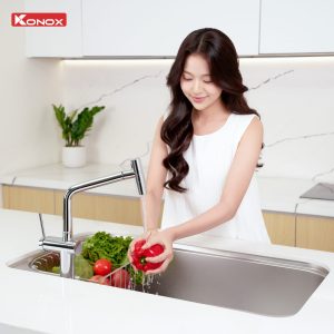 Chậu rửa bát phong cách Nhật bề mặt mịn Tari 9051SM