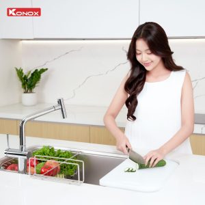 Chậu rửa bát phong cách Nhật bề mặt mịn Tari 9051SM