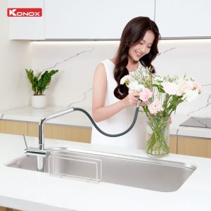 Chậu rửa bát phong cách Nhật bề mặt mịn Tari 9051SM